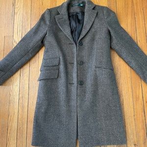 Lauren by Ralph Lauren wool blend walker coat